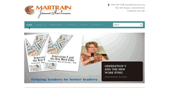 Desktop Screenshot of martrain.org