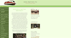 Desktop Screenshot of martrain.hu